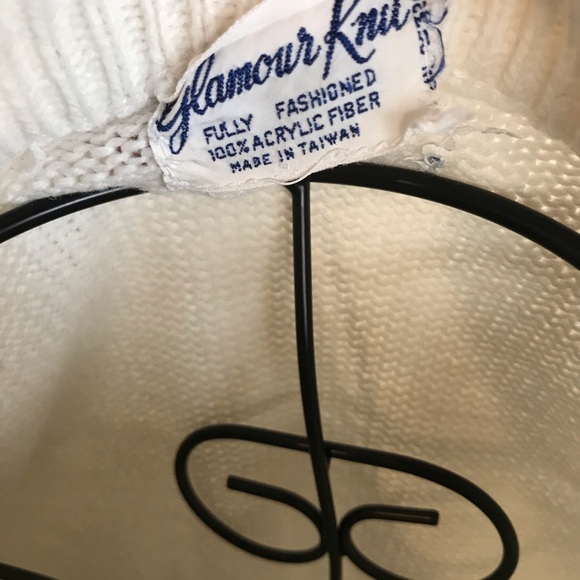 Cardigan Sweater Embroidery VTG Flowers Button M/L - Picture 9 of 9